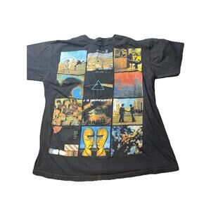 Pink Floyd - (Various Album Cover Images) - 2009 Black Shirt - Large -Rock Band